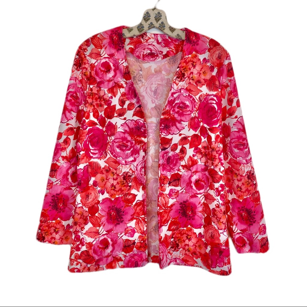 Vintage 1970s lightweight polyester cardigan